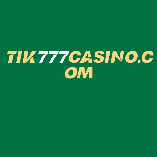 Logo da TIK777CASINO